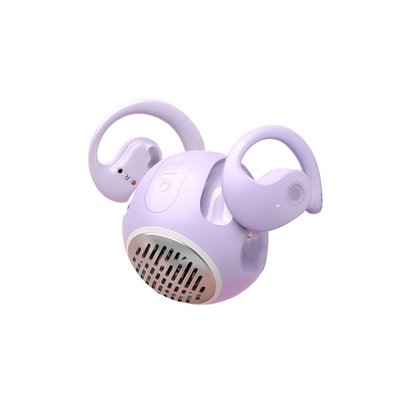 Over Ear Dual-mode Earbuds With Speaker - Lilac